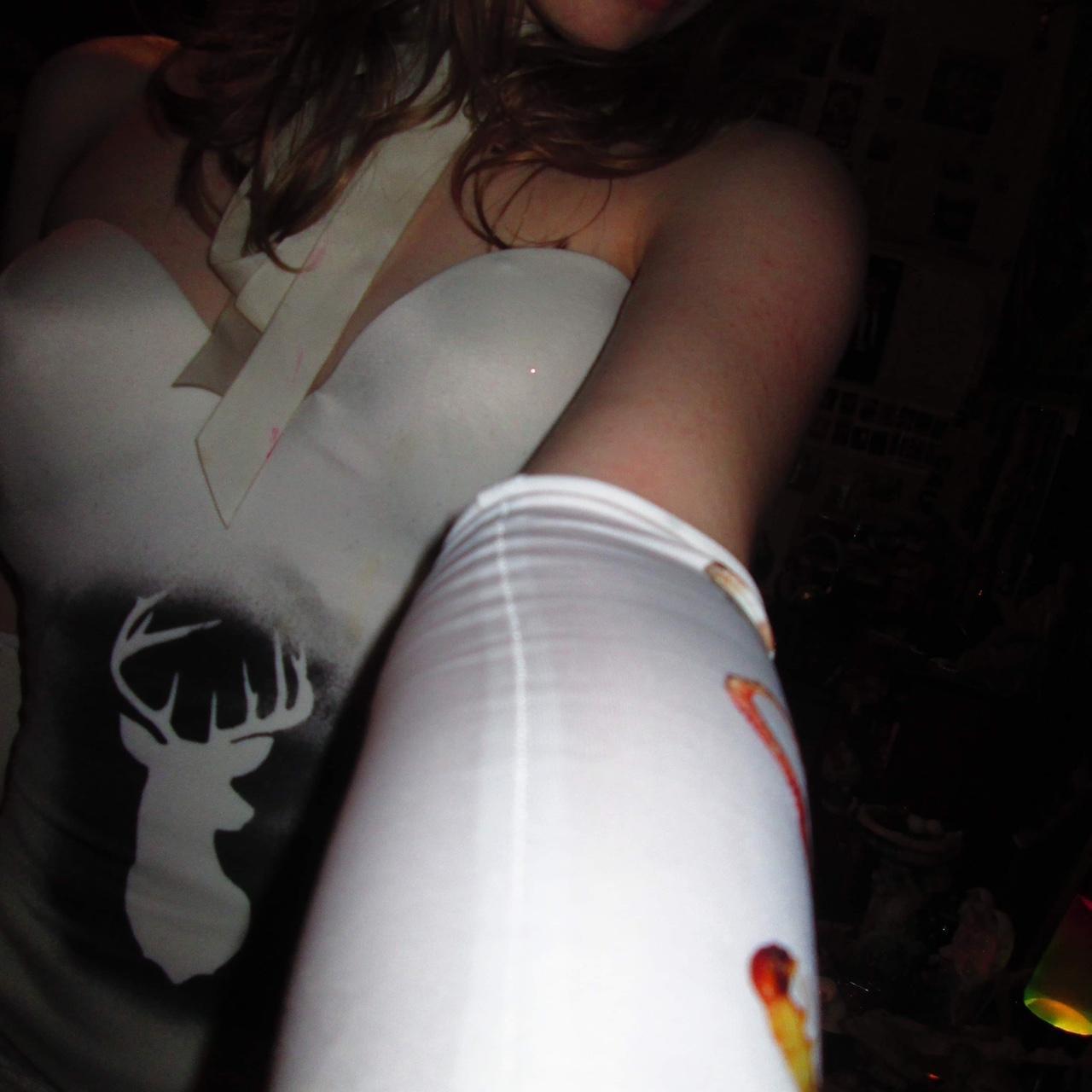 stag spray painted shapewear