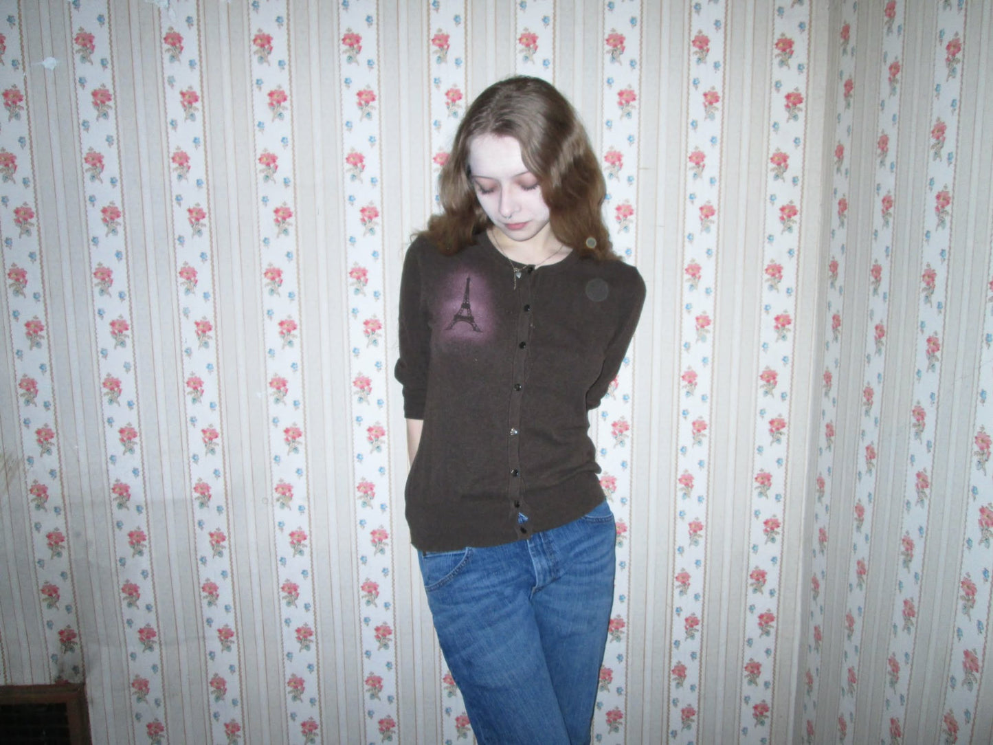 eiffel tower cardigan