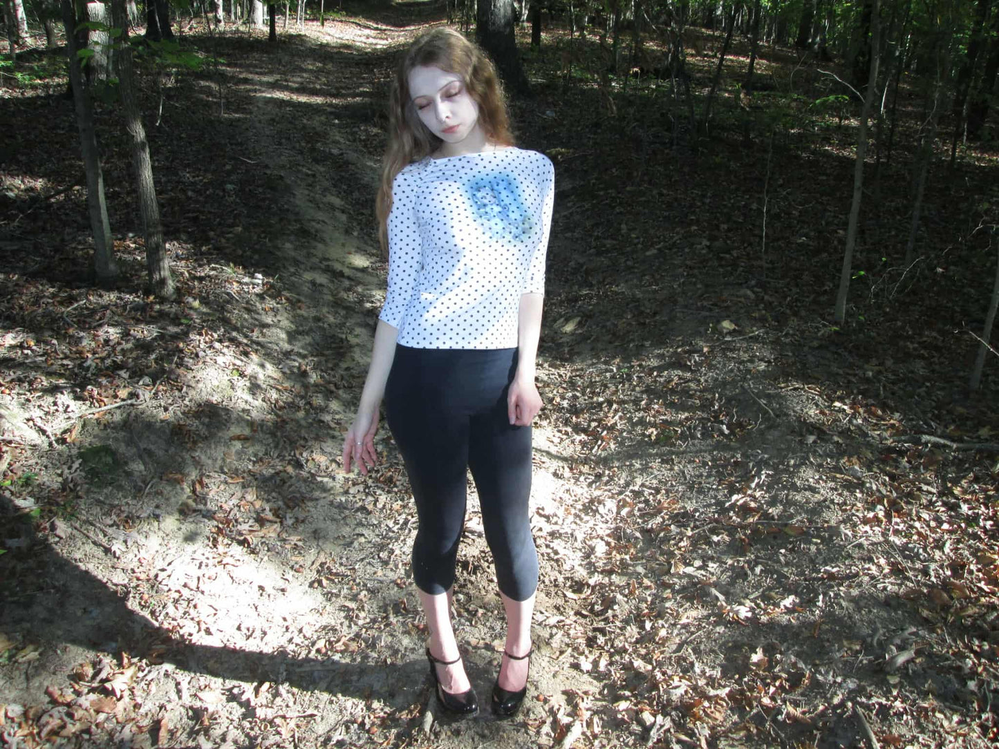 polka dot alice top