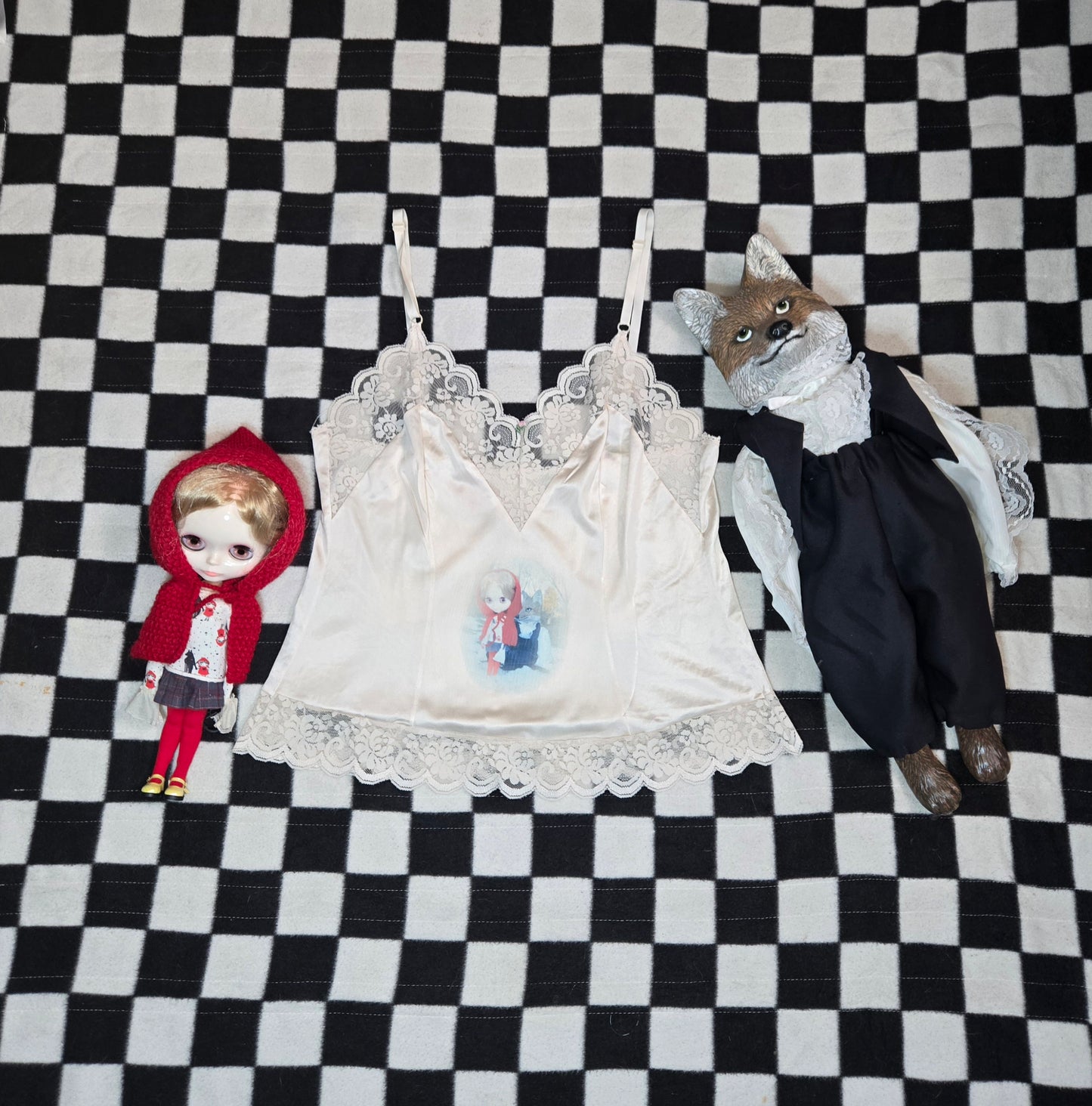 lace little red riding hood tank