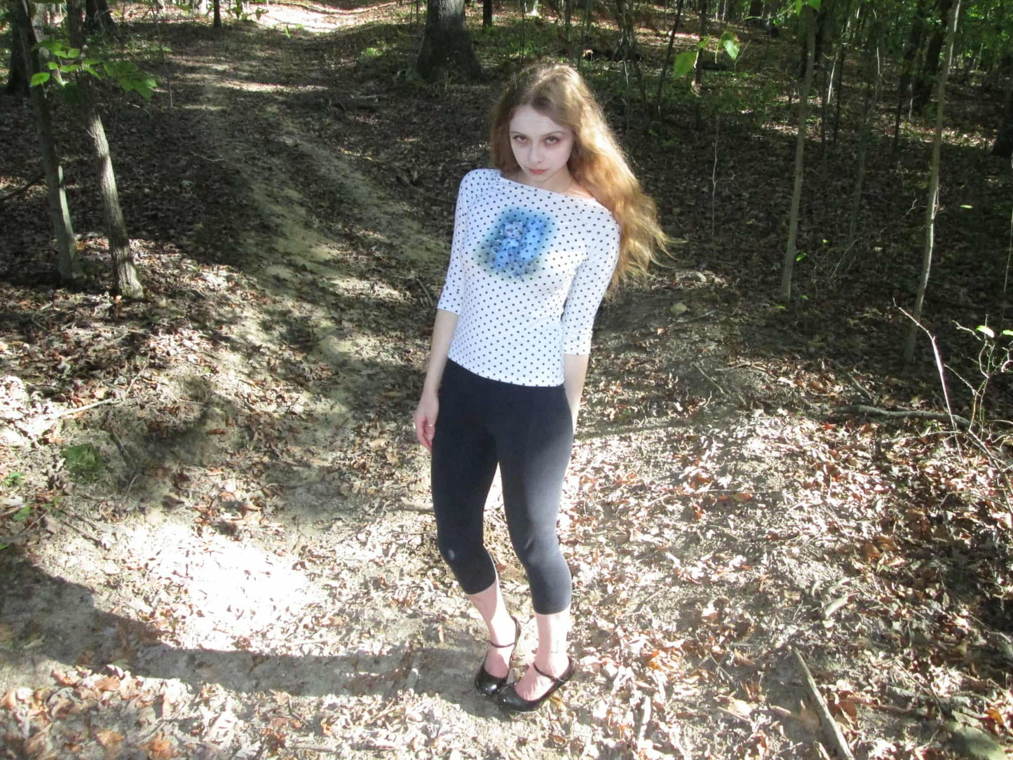 polka dot alice top