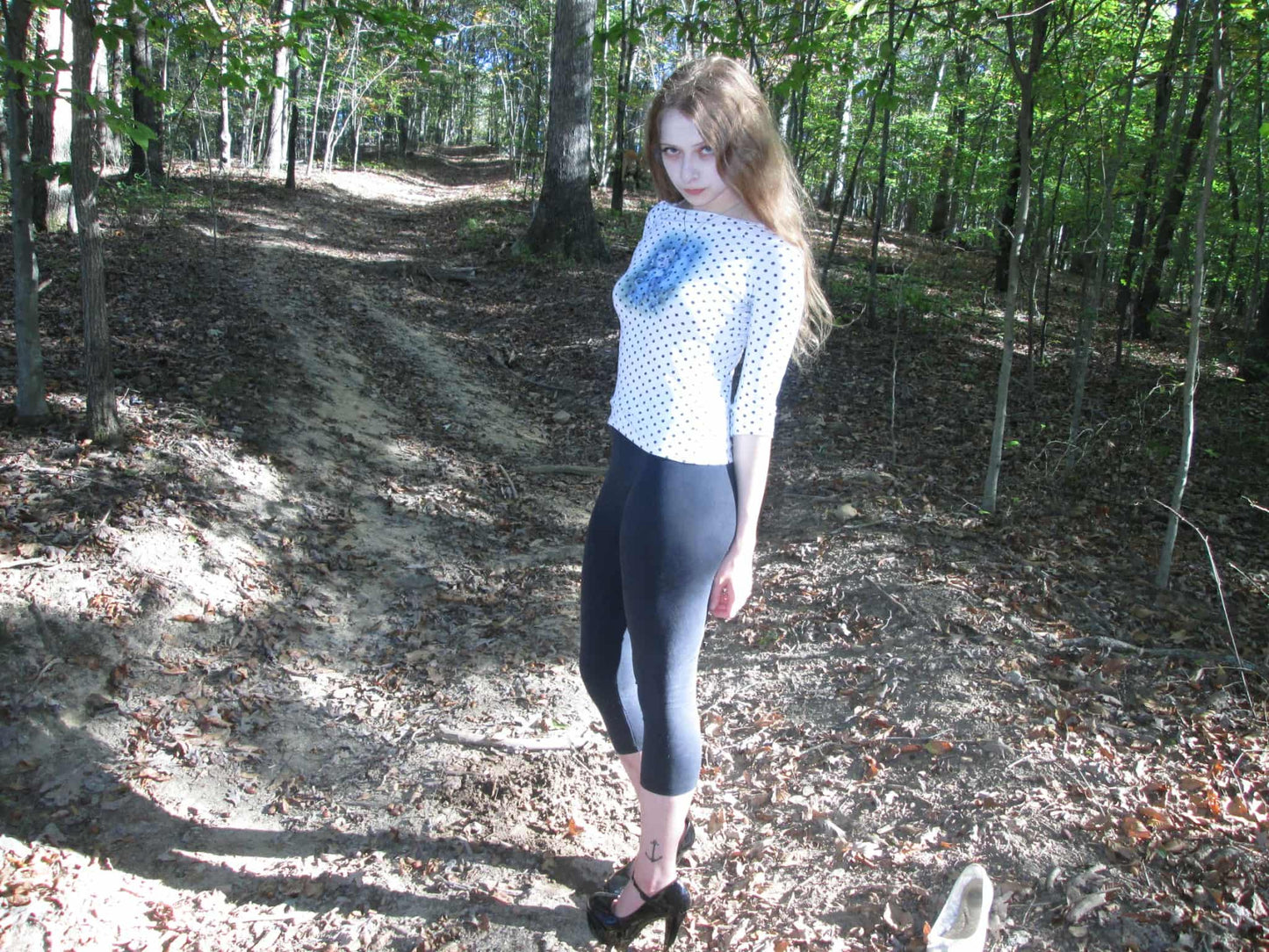 polka dot alice top