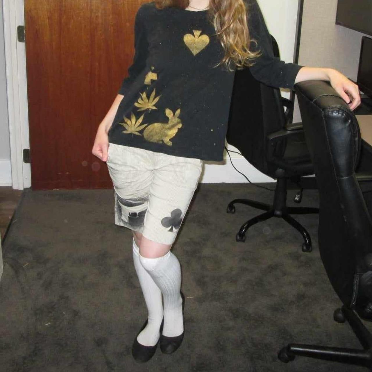 black long sleeved swag