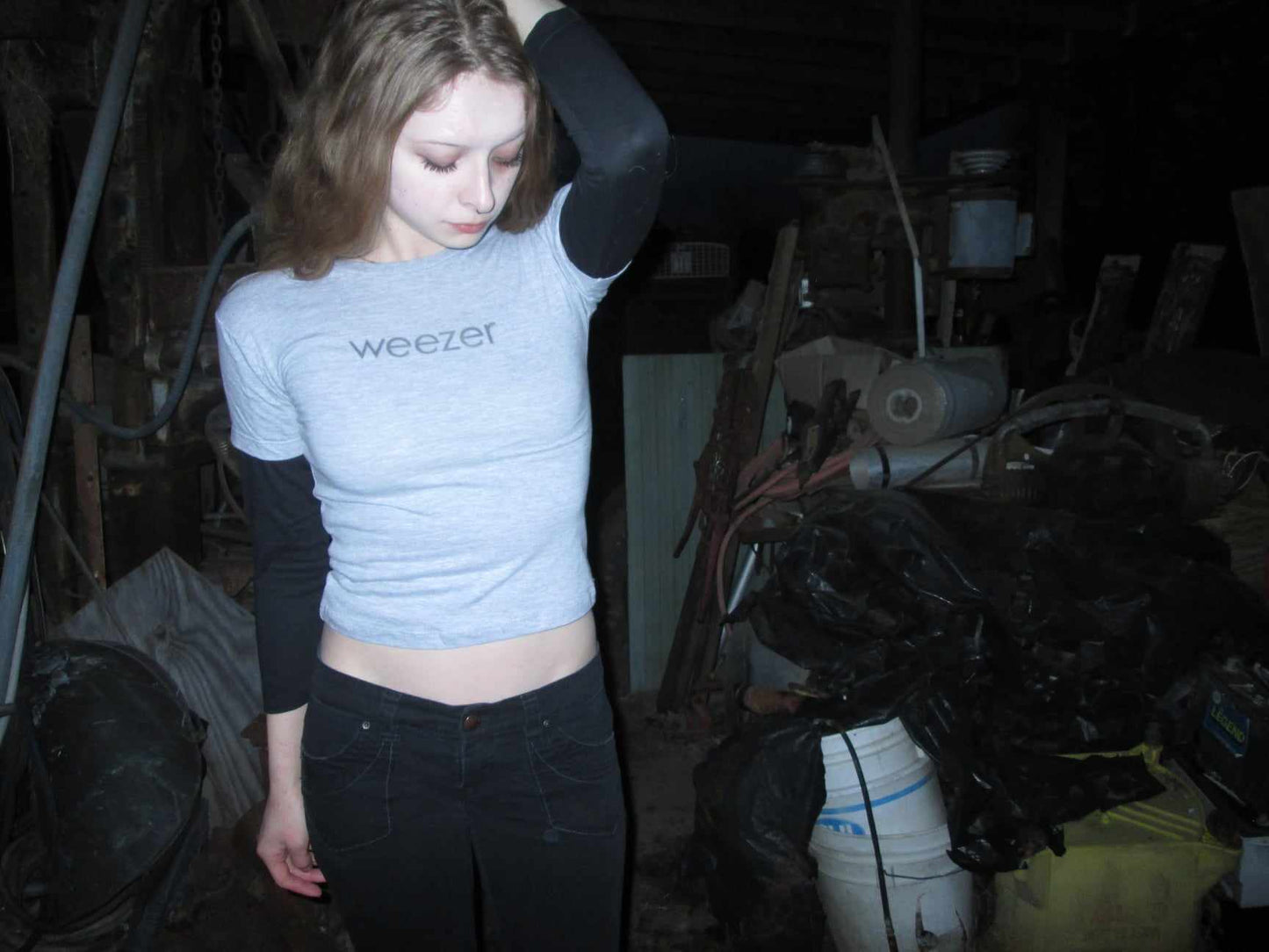 Weezer layered long sleeve