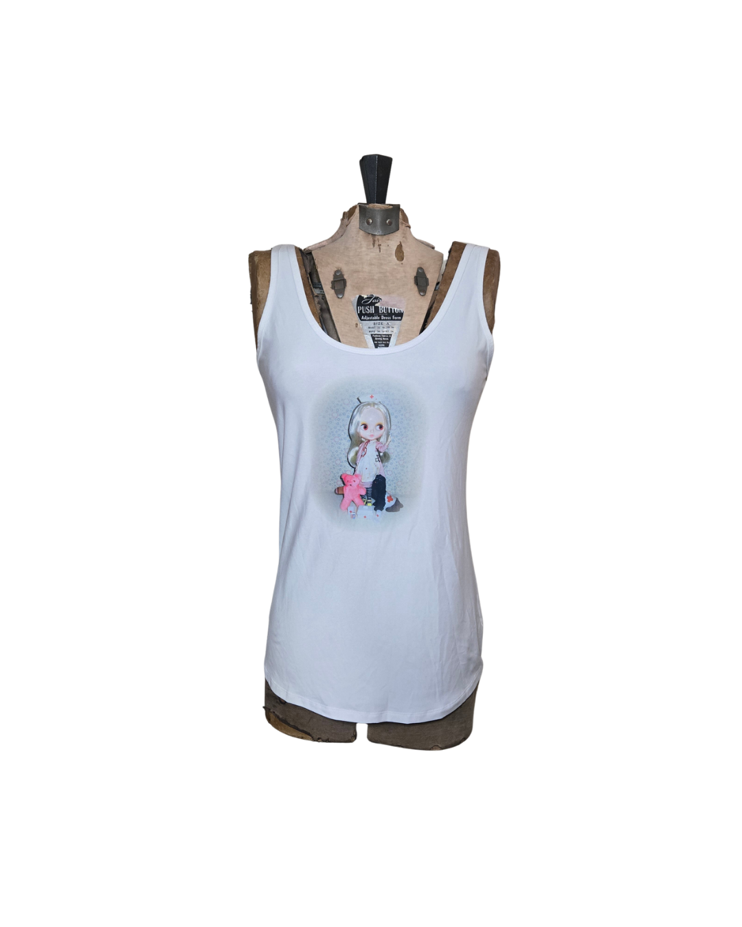 white blythe nurse tank