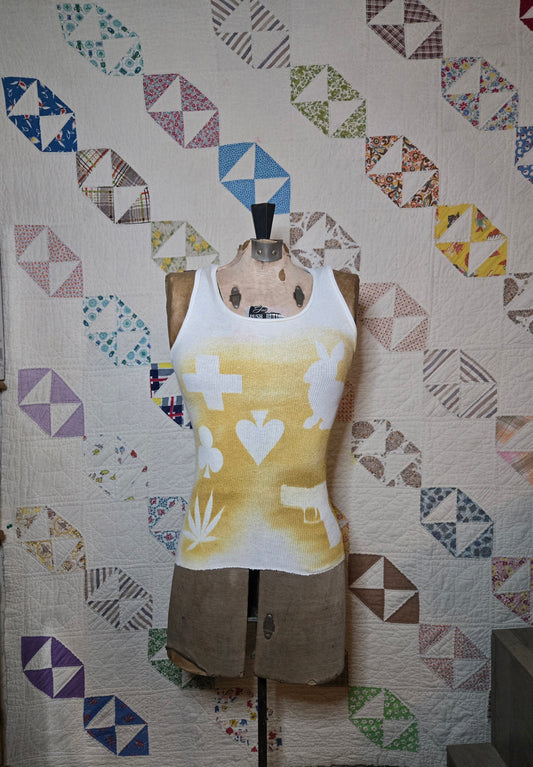 gold symbols tank