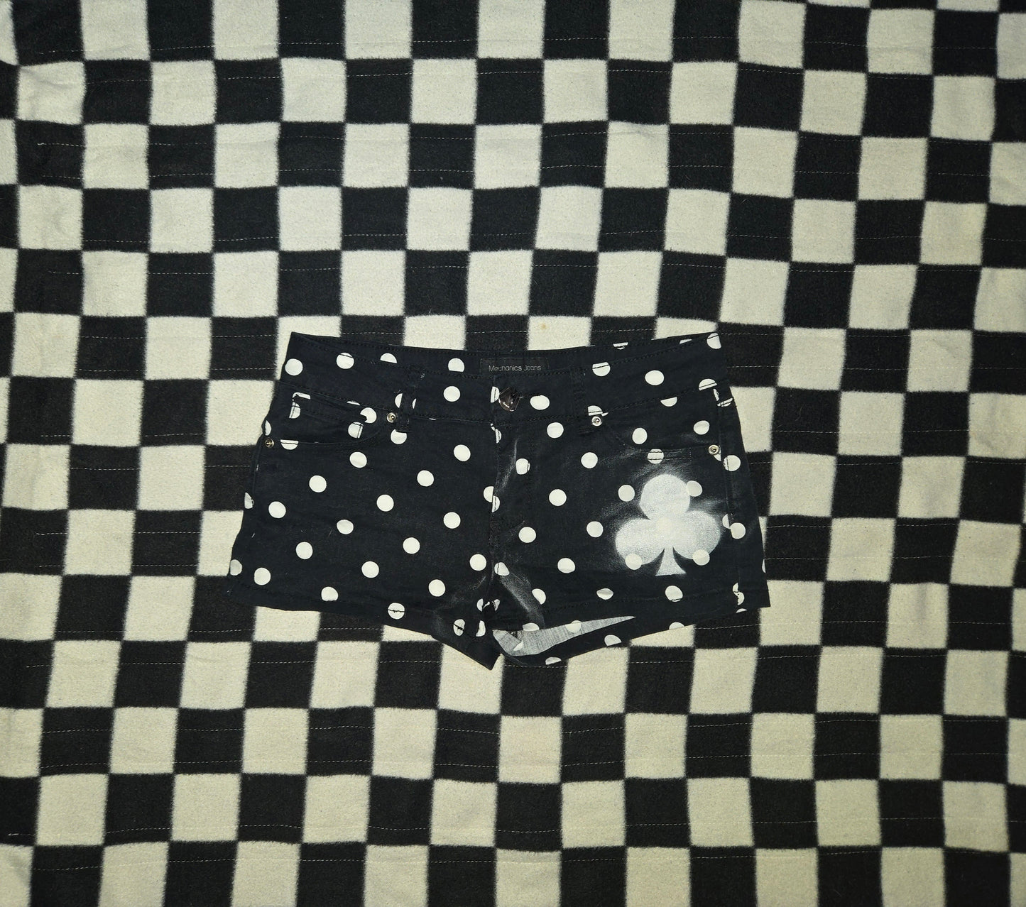 polka dot club shorts