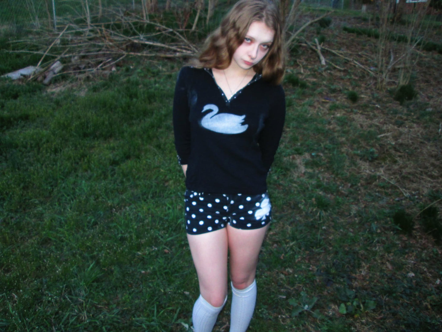 polka dot club shorts