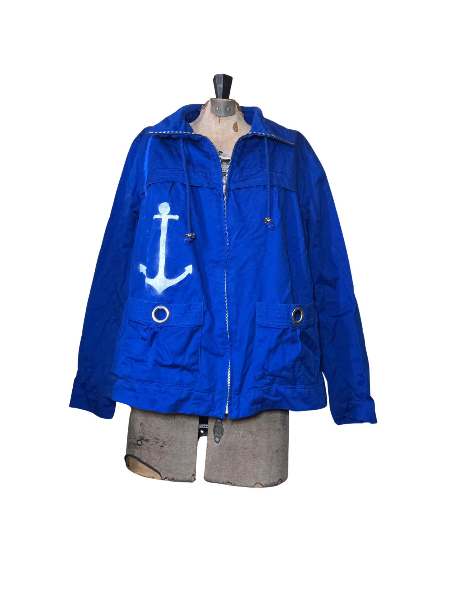blue anchor jacket
