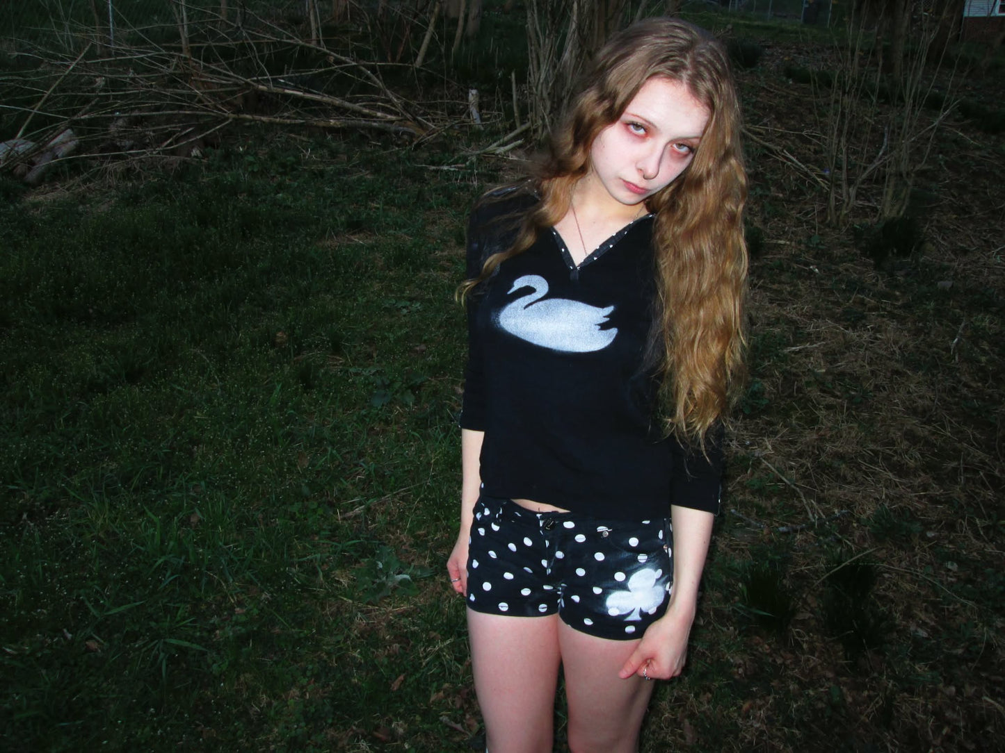 polka dot club shorts