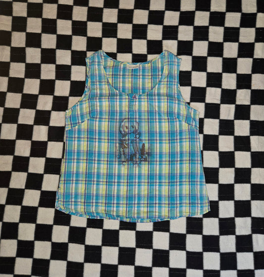 plaid alice tank