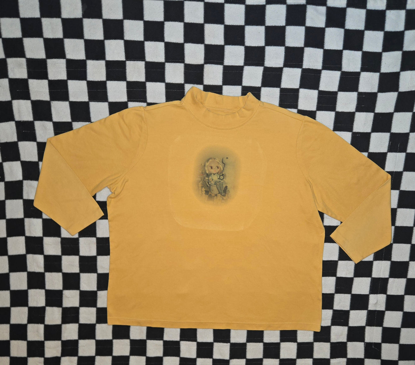 alice yellow turtleneck