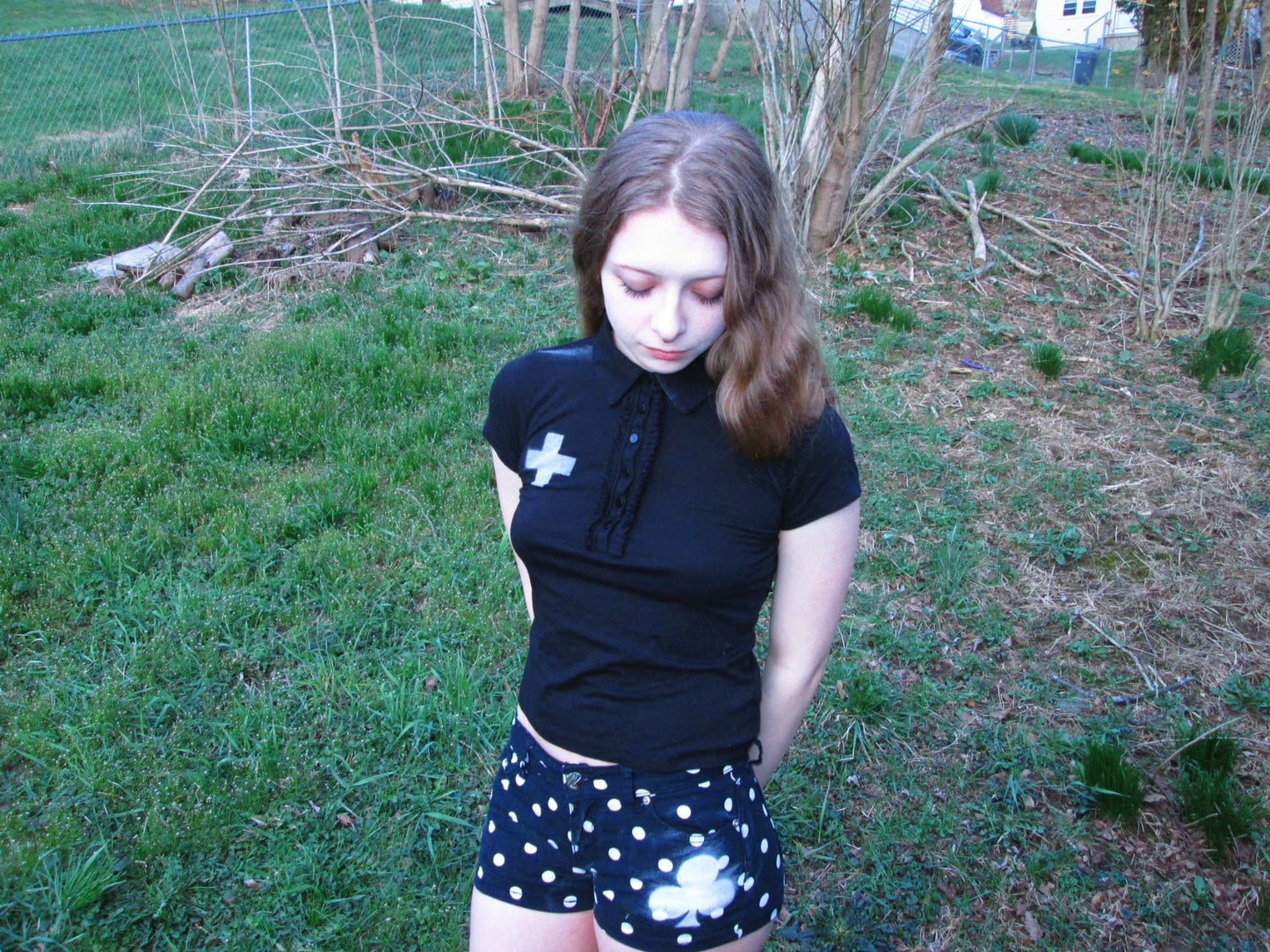 polka dot club shorts