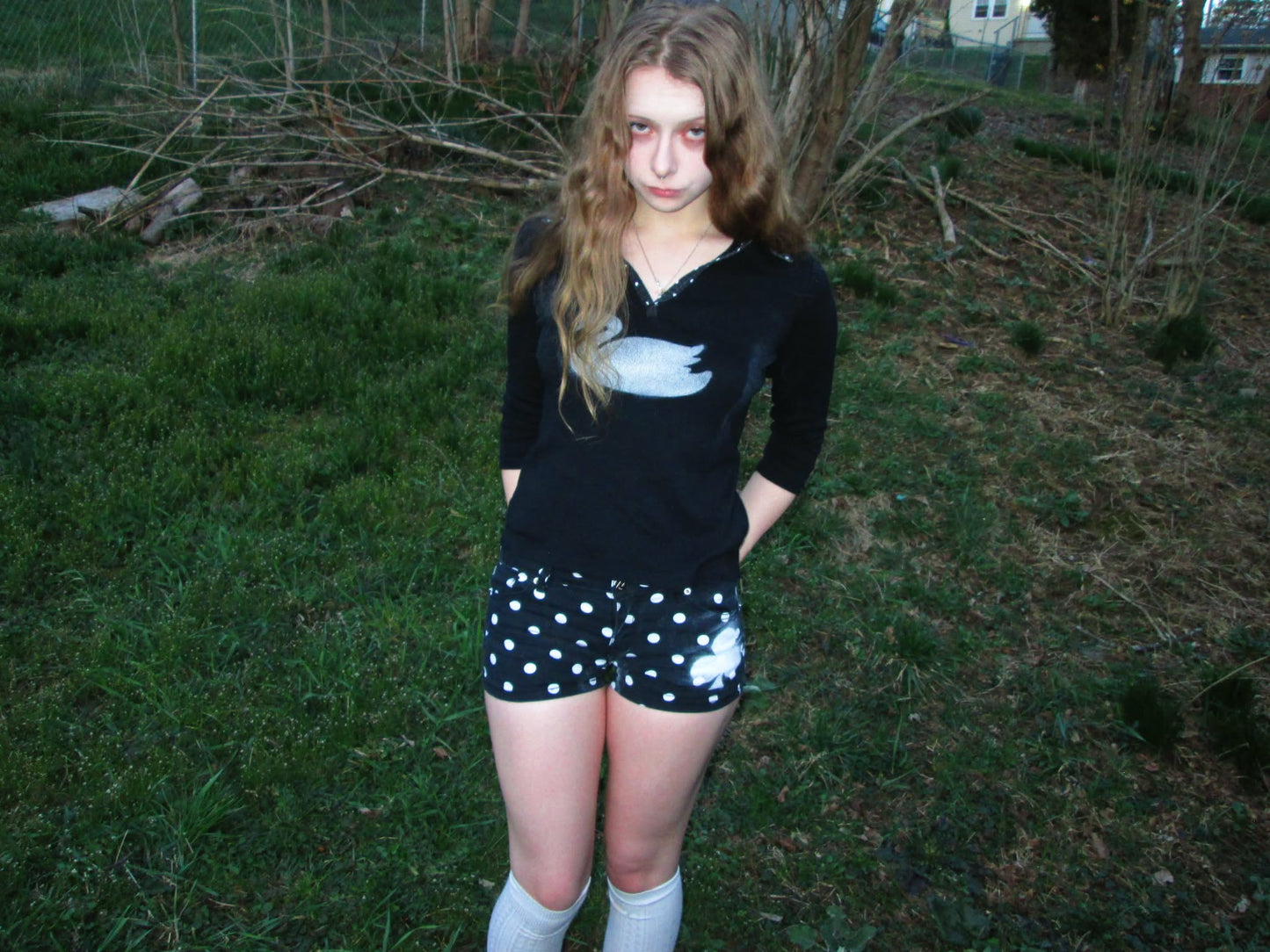 polka dot club shorts