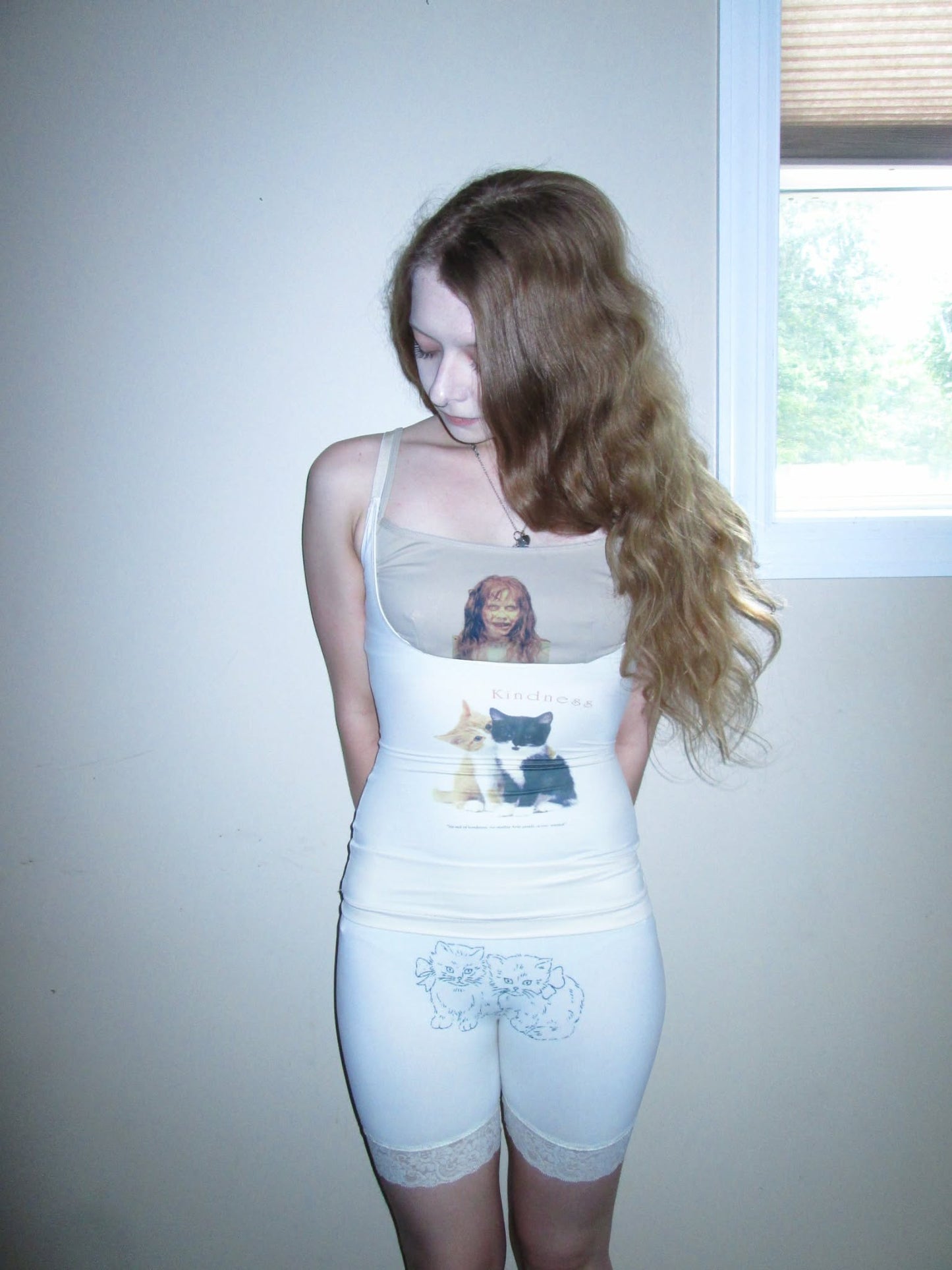 "kindness kittens" shapewear top