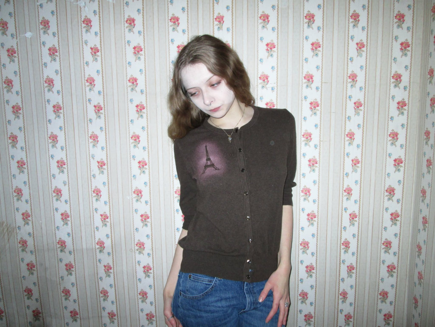 eiffel tower cardigan