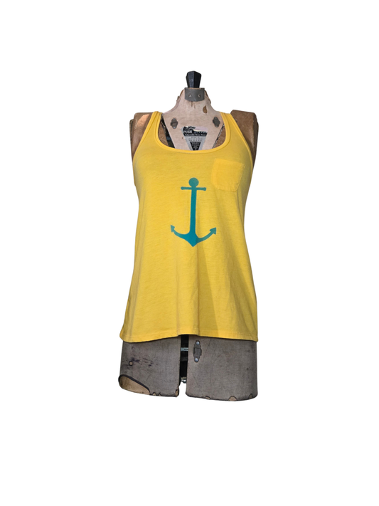 yellow anchor tank