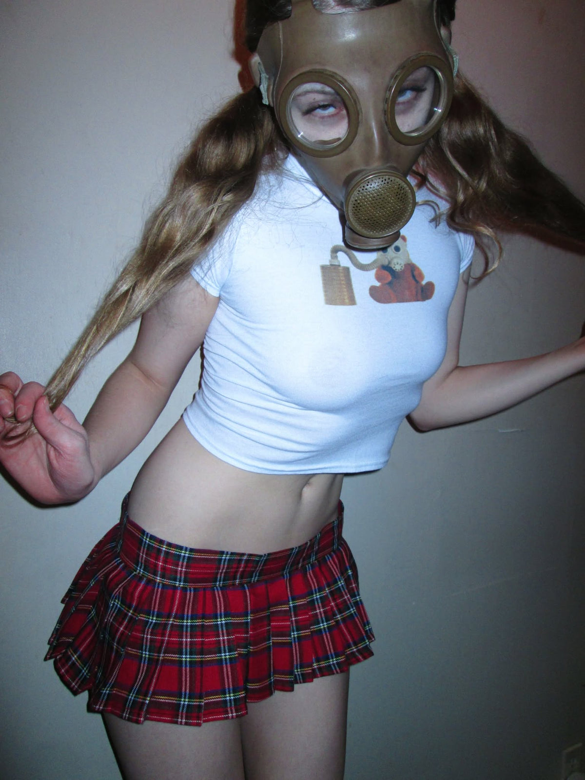 gas mask teddy shirt 2