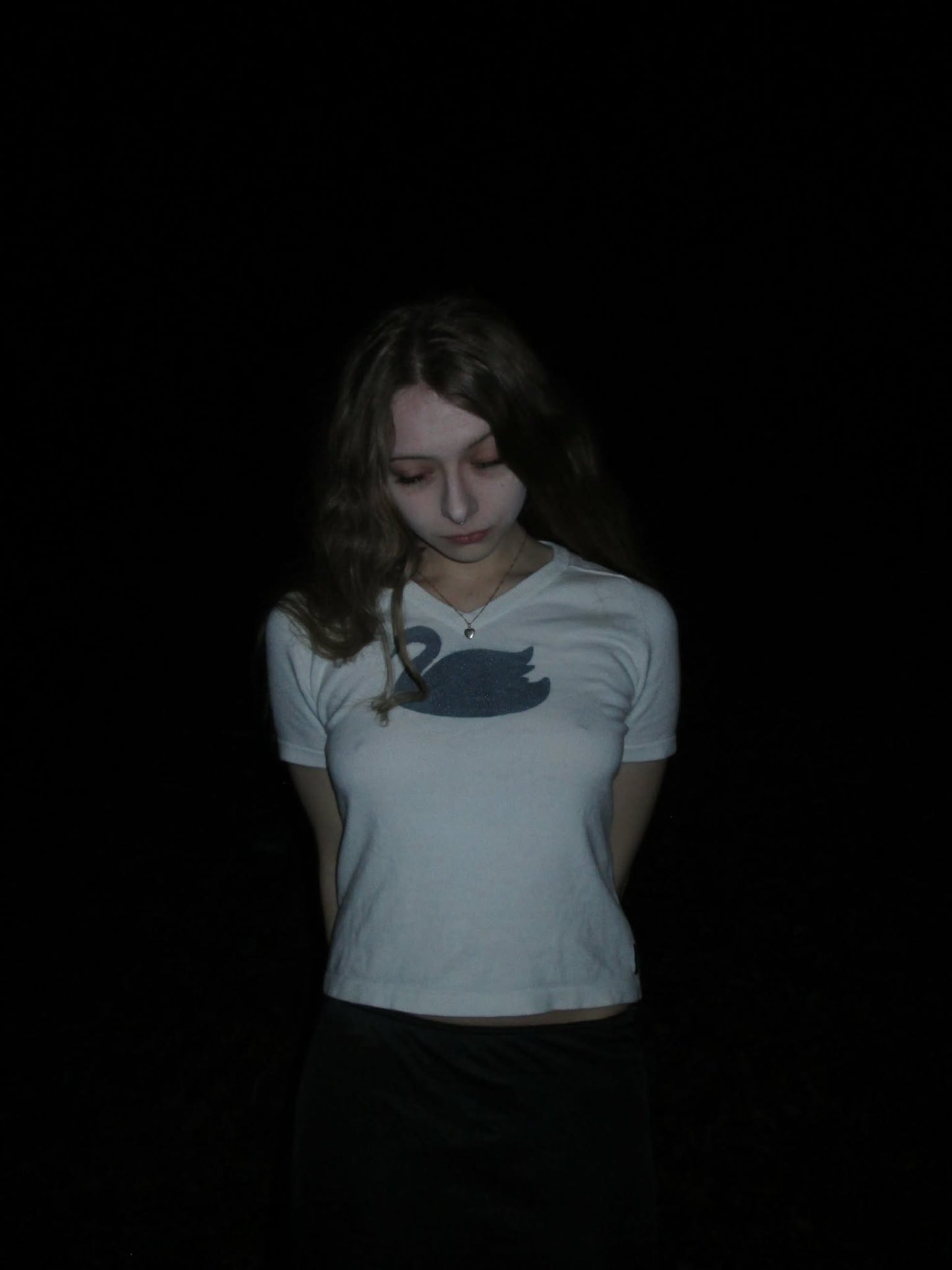 grey and white swan sweater 1