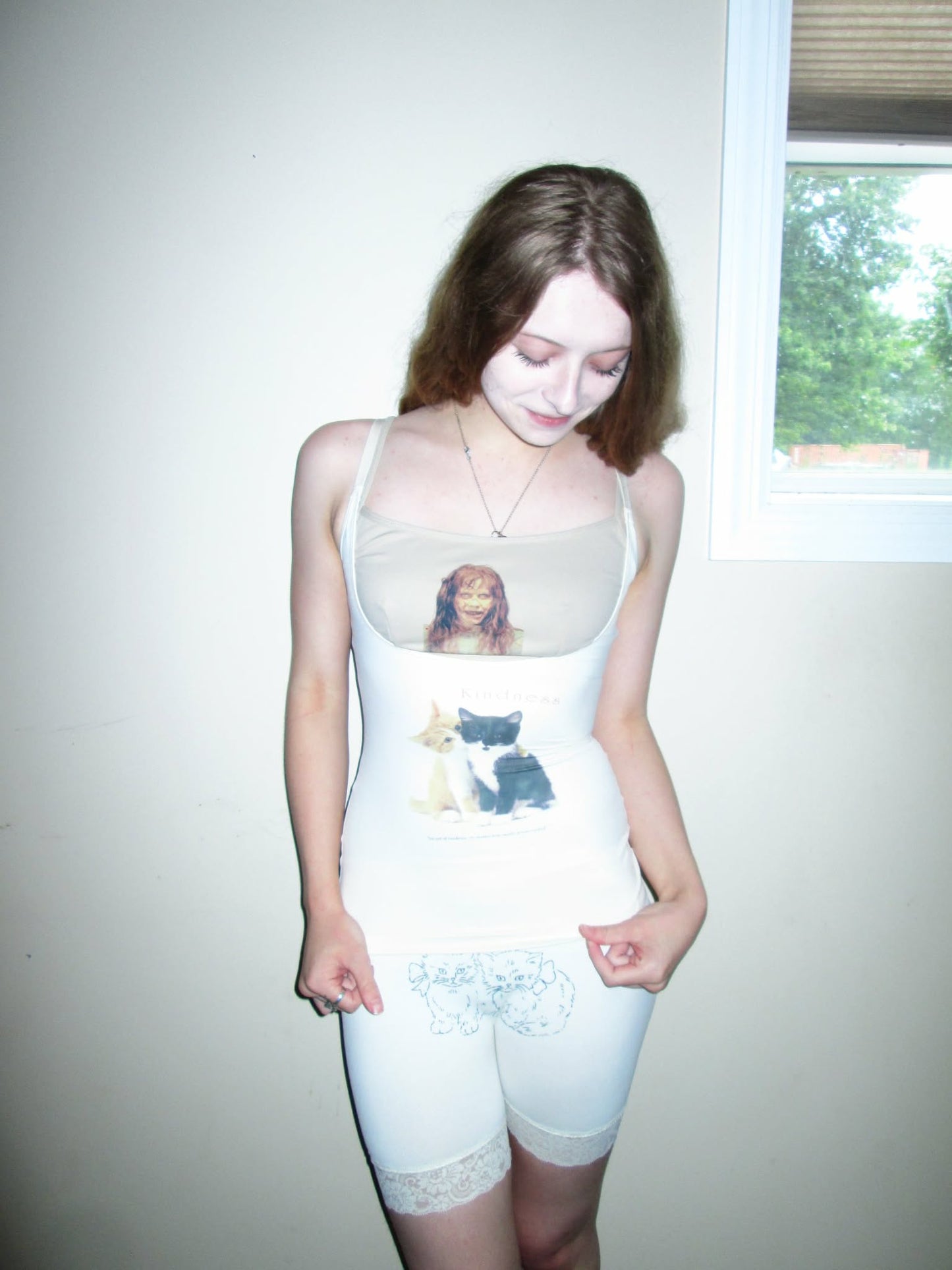 "kindness kittens" shapewear top