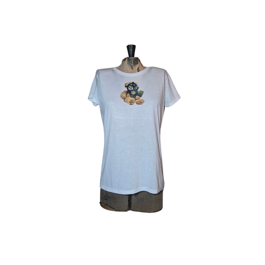 gas mask teddy shirt