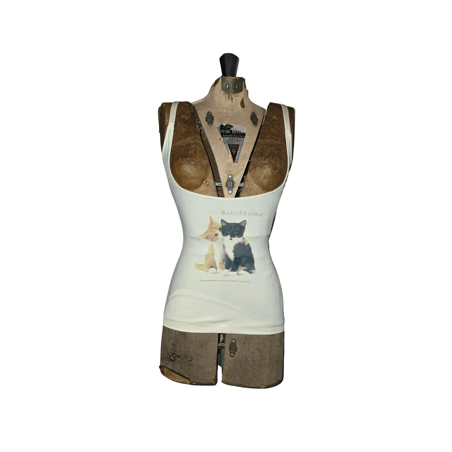 "kindness kittens" shapewear top