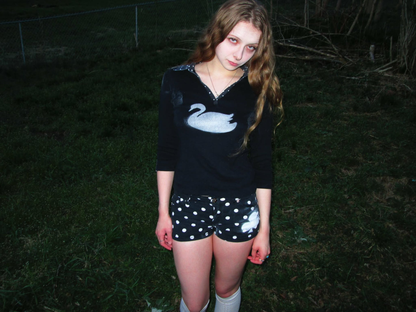polka dot club shorts