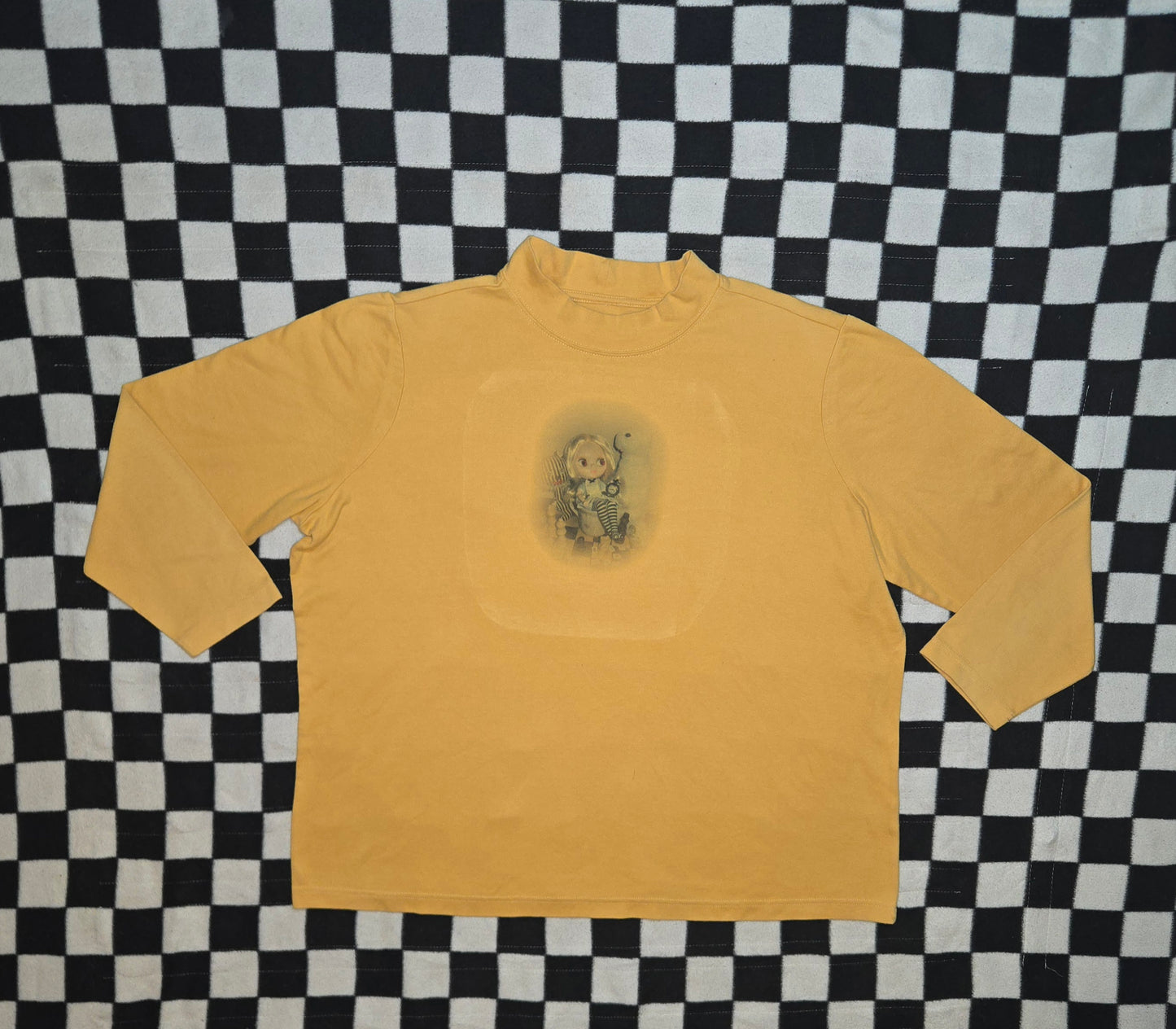 alice yellow turtleneck