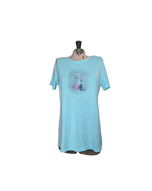 turquoise blythe nurse shirt