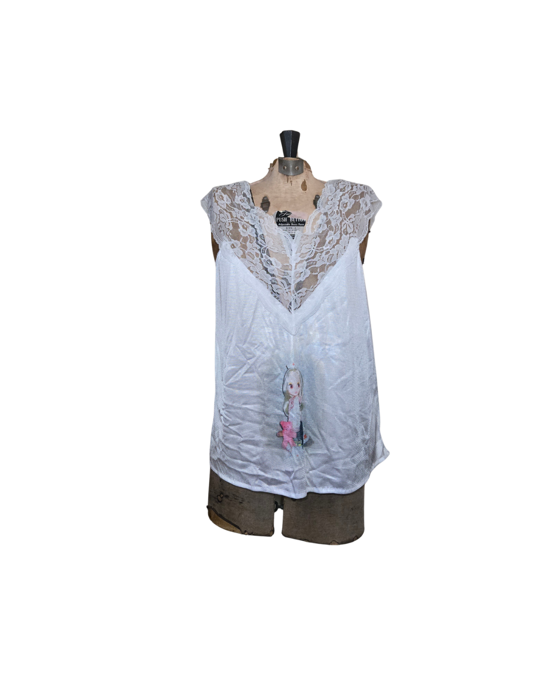 white nurse blythe lingerie top