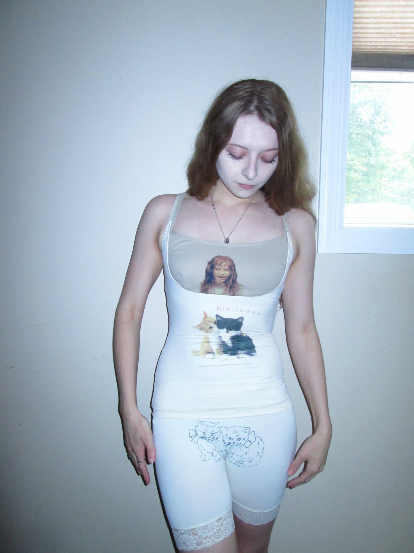"kindness kittens" shapewear top