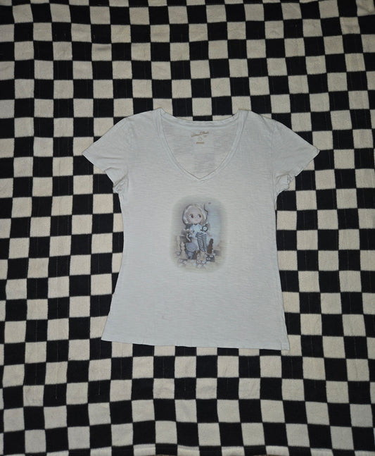 light blue alice shirt