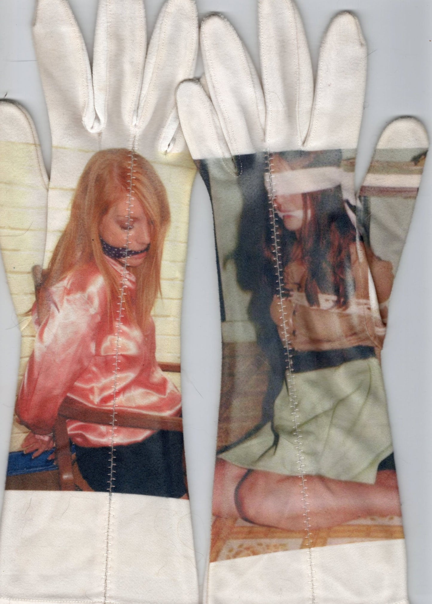 bondage girls gloves