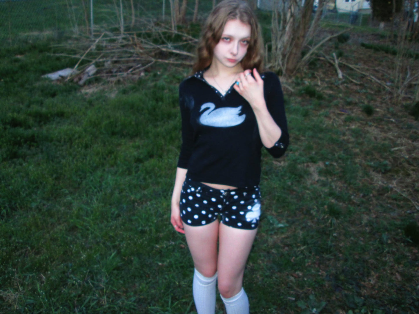 polka dot club shorts