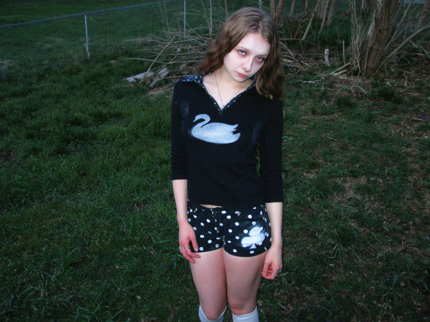 polka dot club shorts