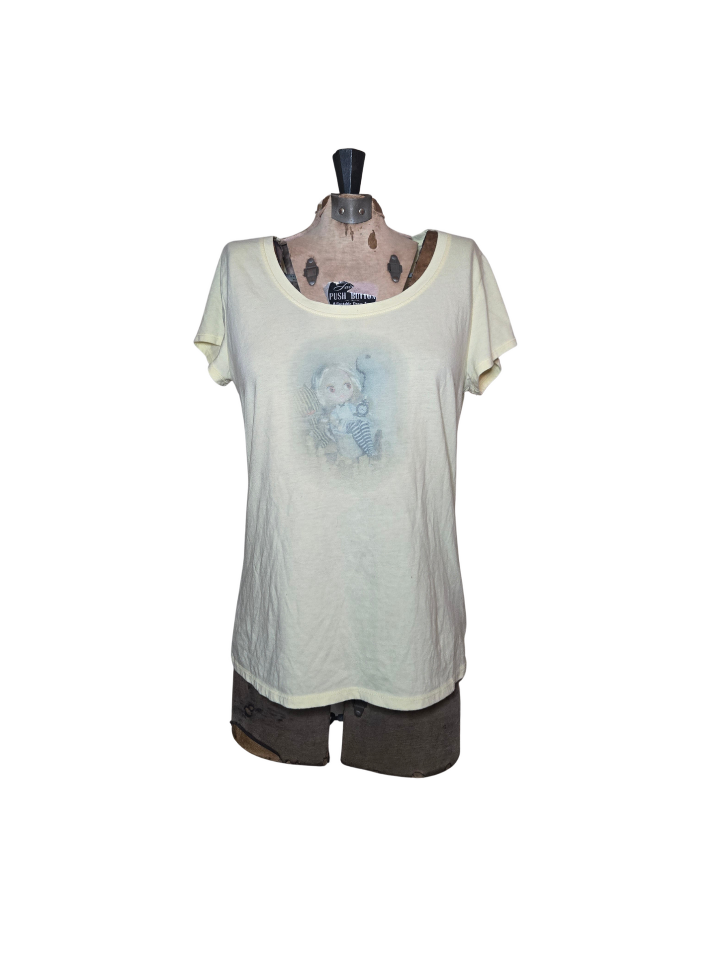 pastel yellow alice blythe shirt