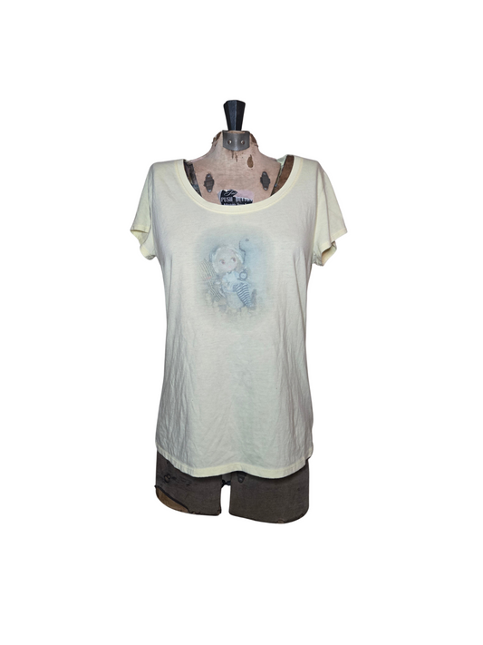 pastel yellow alice blythe shirt